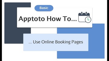 Apptoto How To - Use Online Booking Pages