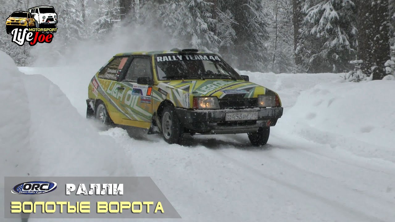 Зимние ралли в лесу