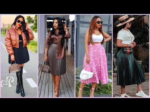 How to style Pleated Skirt || Pleated Skirts outfits ideas