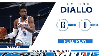 Hamidou Diallo&#39;s Full Boxscore Play: 13 PTS, 8 REB vs Magic | 2020-21 Season - 12.29.20