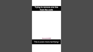 Never Touch Working Code! 💀 #coding #memes #funny #shorts @LearnComputerWithRCS