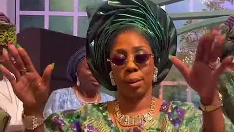 DR.MRS  ADEBISI ADEBUTU KESSINGTON KASUMU, AT HER DAD BABA IJEBU 90TH BIRTHDAY#viral#trending#owanbe