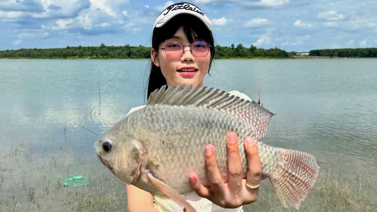 Hành Trình Câu Cá Đập Đá Bàn Ngày Bão Yagi | Câu Cá Tự Nhiên Hồ Đá Bàn