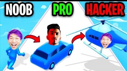 Noob vs PRO vs HACKER in Shape-shifting Android and iOS gameplay with Oggy And Jack Voice