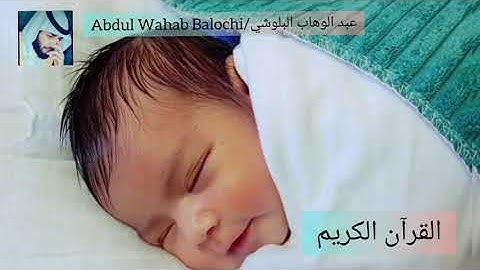تلاوات قرآن كريم 😴 /حافظ عبد الوهاب البلوشي ❤
