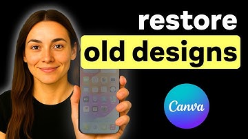 How to Restore Old Version Design in Canva