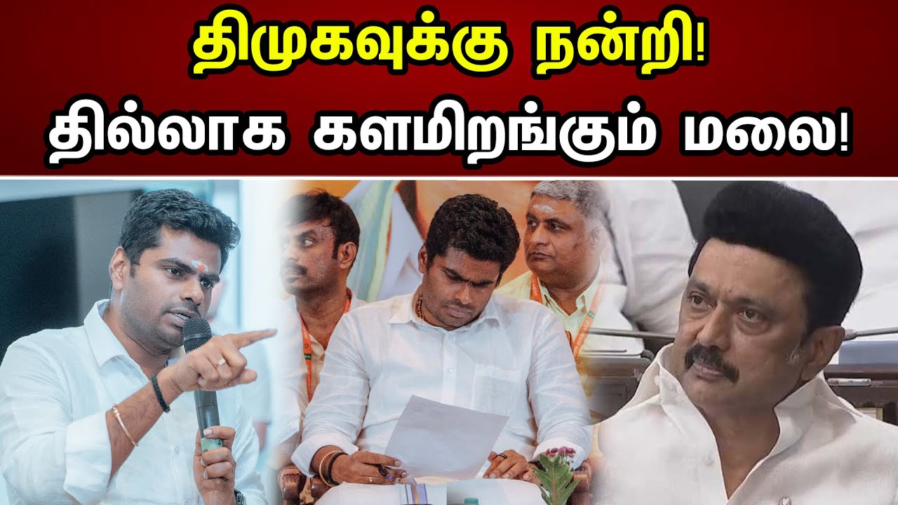 திமுகக்கு நன்றி | தில்லாக களமிறங்கும் மலை | Annamalai | MK Stalin | DMK | TR Balu | Chanakyaa news