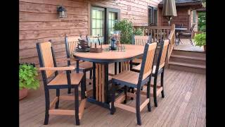 PLASTIC GARDEN TABLES AND CHAIRS