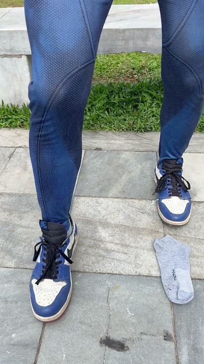 Spider Man wears shoes,Interesting video😂😂 #shorts TikTok