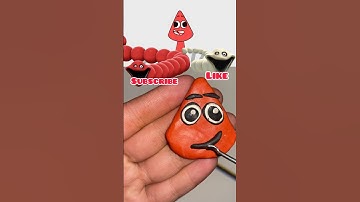 Turning Clay into Sprunki OC Red from Colourblocks! #sprunki #incredibox #sprunkioc @CUKTAK