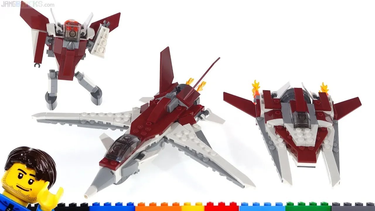 🔄 LEGO Creator 3 in 1 Futuristic Flyer review! 31086 re upload