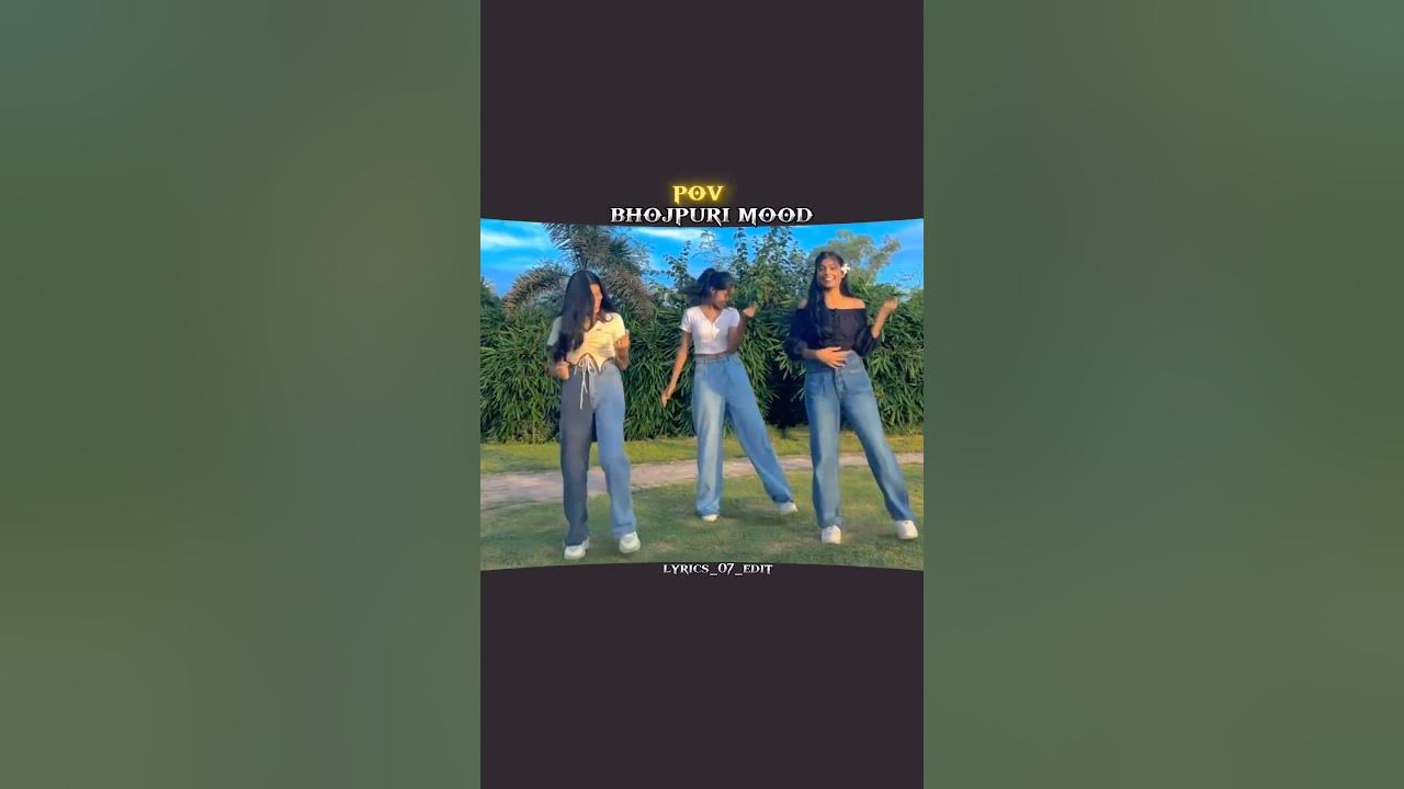 bhojpuri mood 🫵☺️ #girls #dance #bhojpuri #lofi #song #nirahua #and #akshra #explore #video