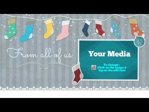 Holiday greetings video