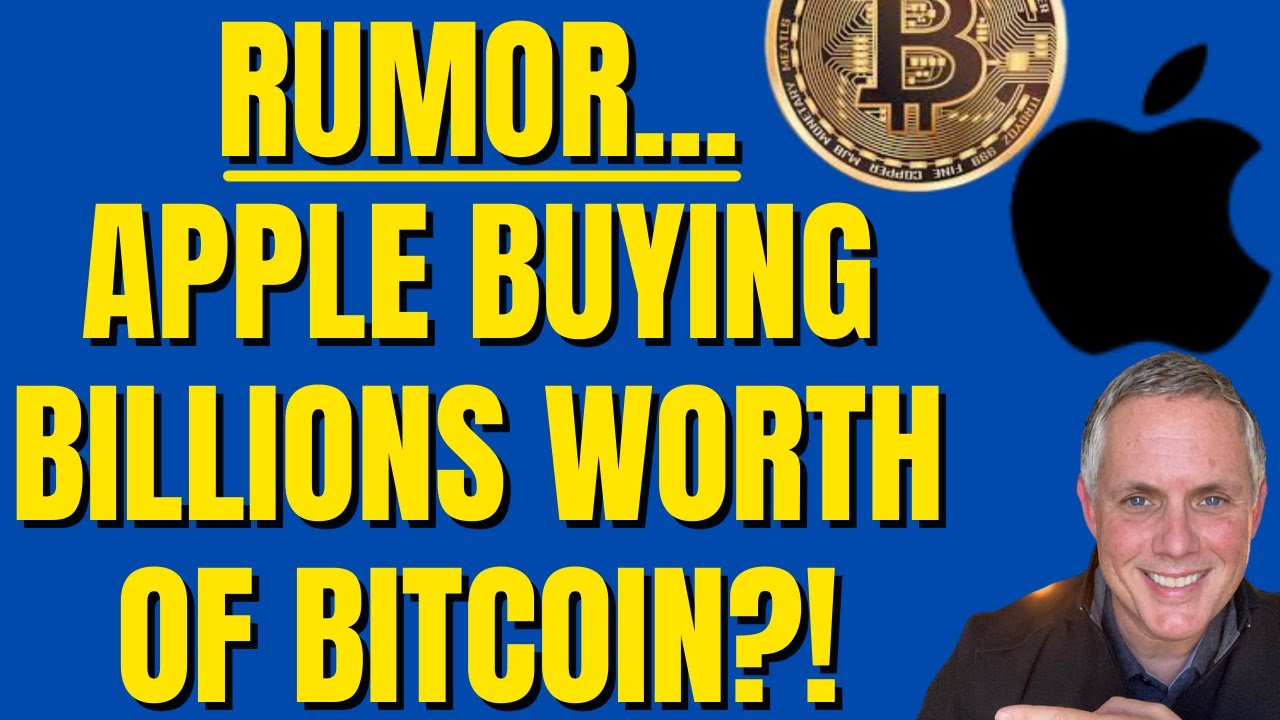 IS APPLE BUYING OVER 2 BILLION WORTH OF BITCOIN? ALSO, APPLE ABOUT TO START TAKING CRYPTO PAYMENTS?