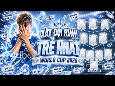 XÂY DỰNG ĐỘI HÌNH TRẺ NHẤT WORLD CUP 2026
