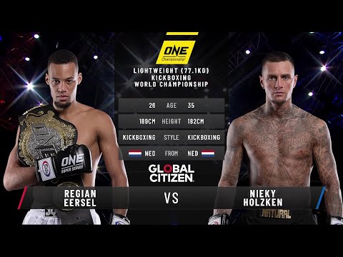 Regian Eersel Vs Nieky Holzken II Full Fight Replay 