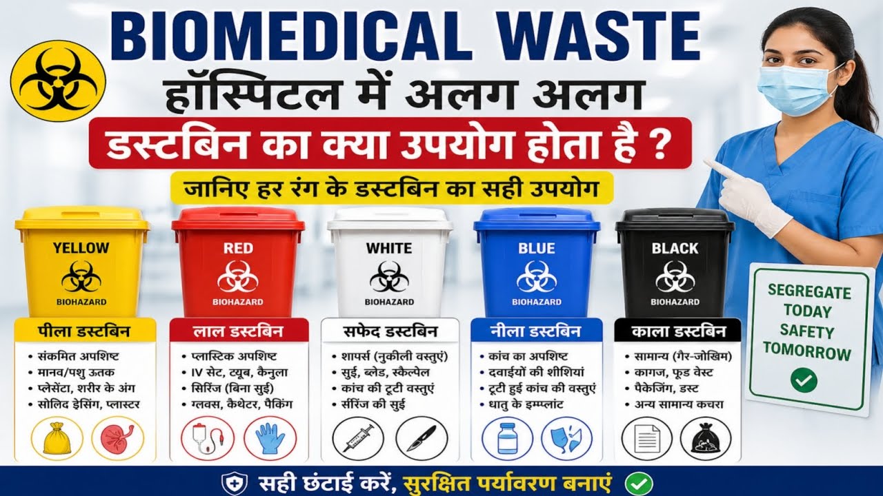 Biomedical Waste Management | Color Coding, Types & Disposal Hospital ...