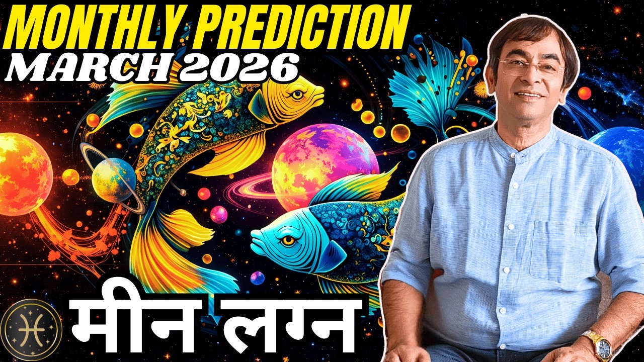MEEN MARCH 2026 MONTHLY HOROSCOPE BY SHYAM THAKUR || मीन मार्च 2026 #astrology #pisces