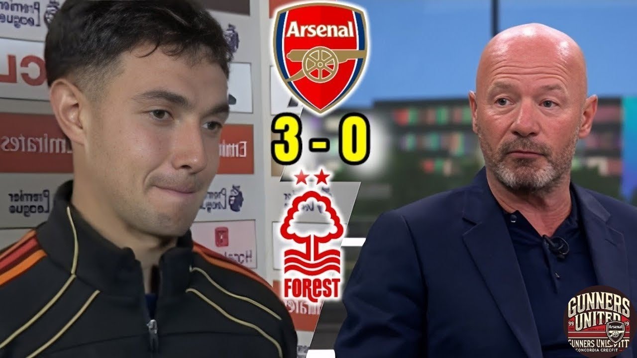 ALAN SHEARER PRAISES ZUBIMENDI, GYÖKERES, EZE AND MADUEKE AFTER ARSENAL’S DOMINANT 3-0 WIN. COYG