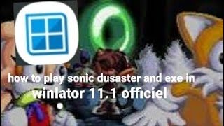 How to play sonic disaster and exe in winlator 11.1 offical no lag and glitch screenshot 2