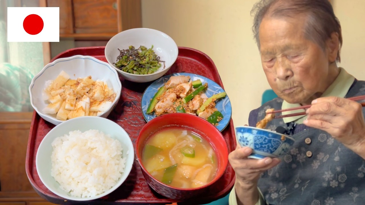 🇯🇵Life of an 94 y/o grandfather in the countryside | Delicious Chicken Recipe Included | Japan