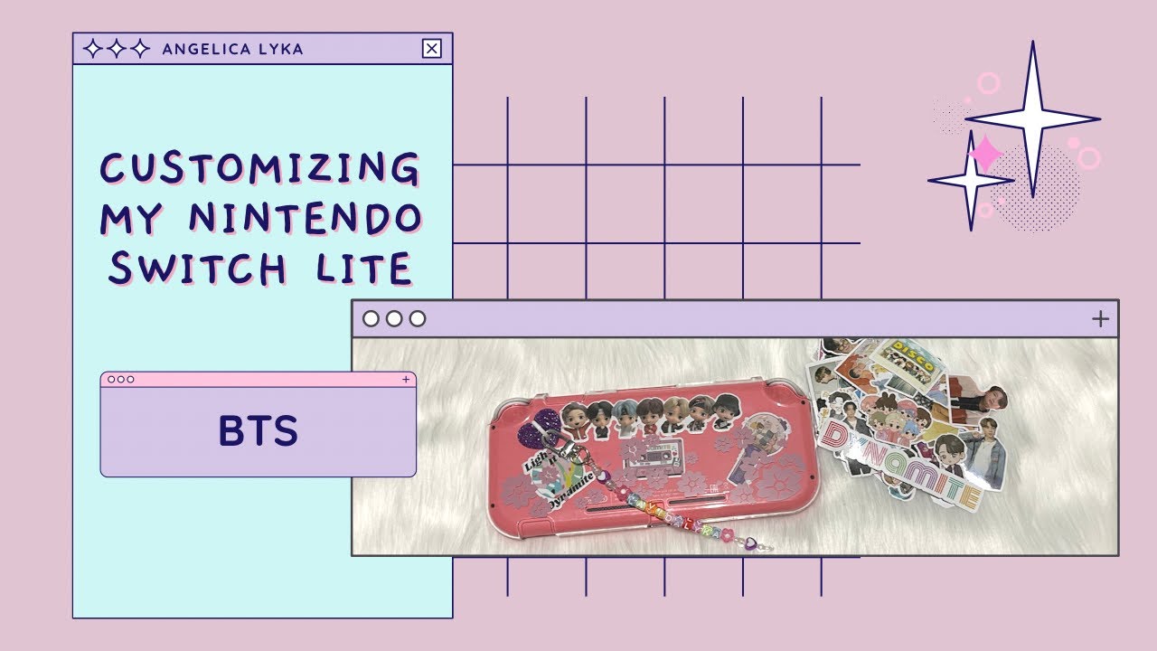 Customizing/Decorating my Nintendo Switch Lite| BTS 🎮💕 - YouTube