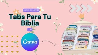 Como hacer #tabs para tu #biblia / How to make #bible tabs #diy #canva  #parati #feed #creative #fe screenshot 2