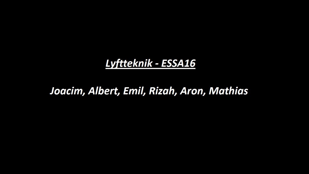 Lyftteknik - ESSA16 - Åbyskolan