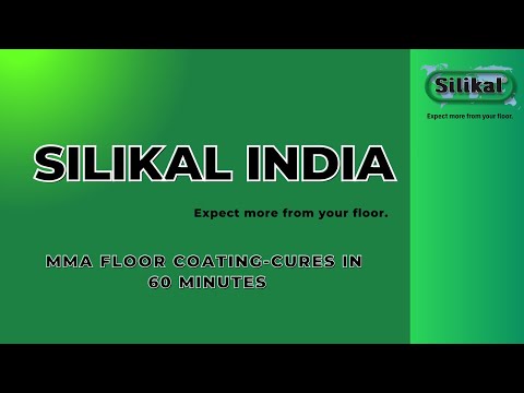 Floor Coatings Ready in 60mins | Silikal MMA Floor Coatings - video from Silikalindia