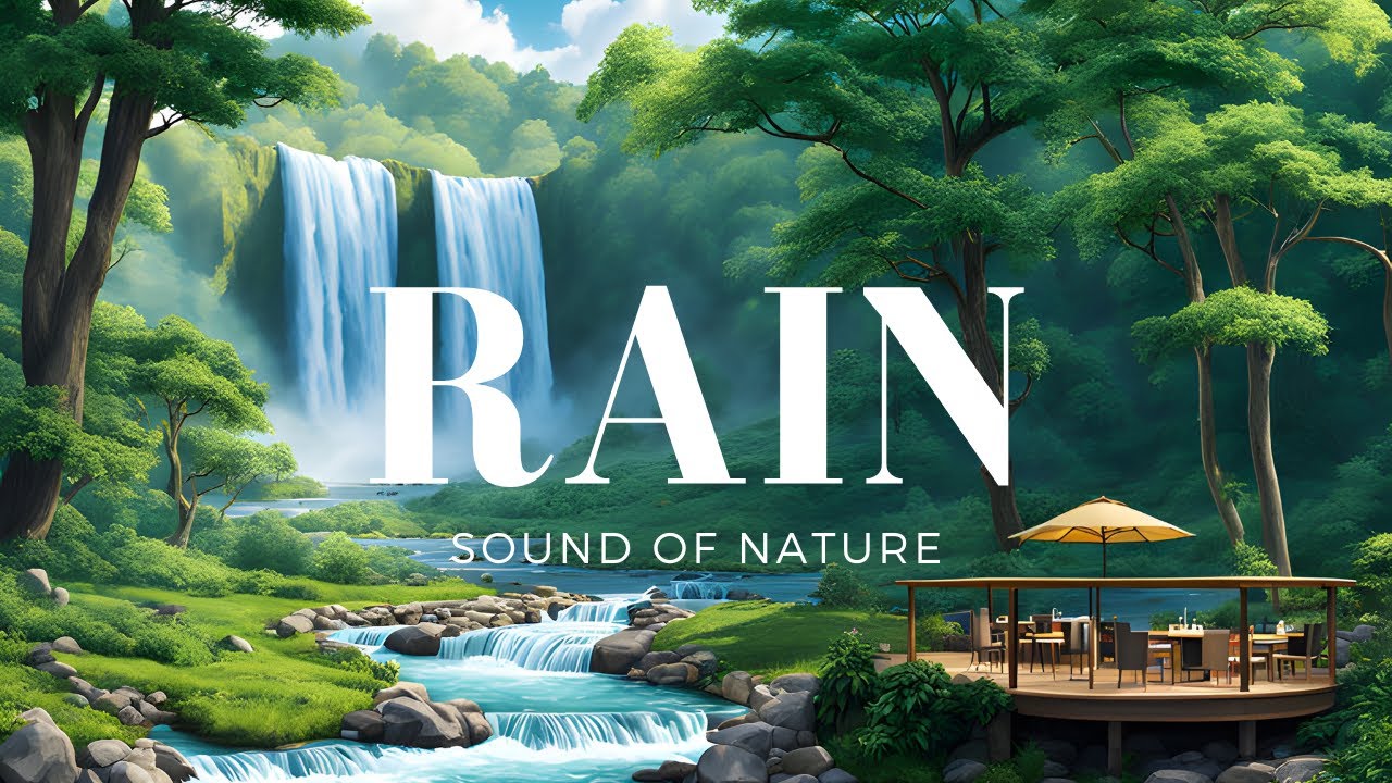 Listen to the sound of rain to relax and reduce headaches. YouTube