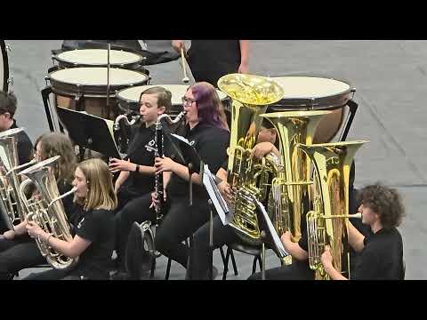 Burkburnett Middle School Symphonic Band Concert Spring 2026
