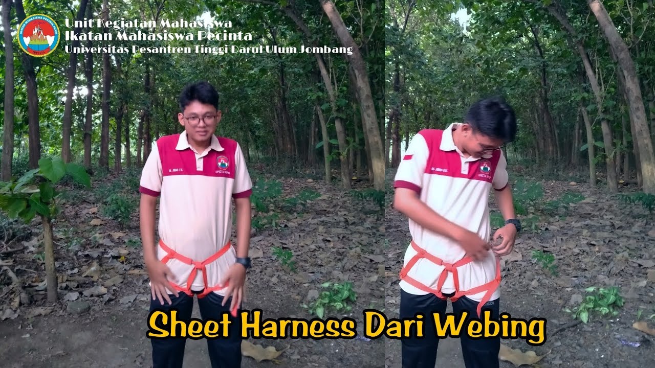 Pembuatan Seat Harness Dari Tali Webing : UKM Impecta Unipdu Jombang 