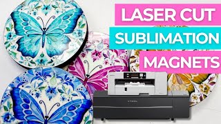 How to Make Laser Cut Sublimation Magnets (xTool P2 and Sawgrass SG1000)