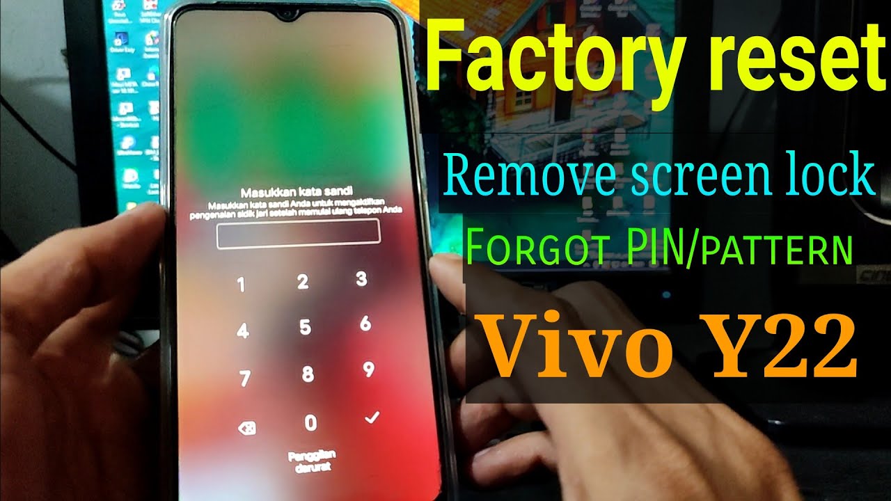 Factory reset Vivo Y22 || Hard reset Vivo Y22 || Vivo Y22 reset