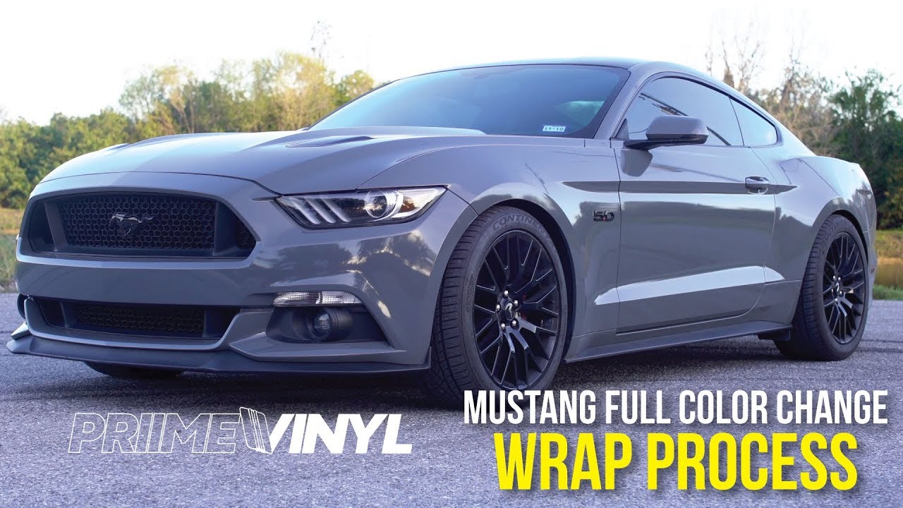 NARDO GREY S550 Mustang Vinyl Wrap! YouTube