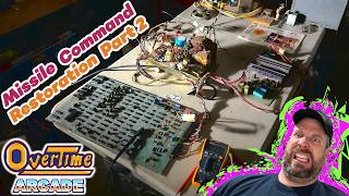 Atari Missile Command cocktail arcade repair part 2: G07-FBO monitor cap kit, repro flyback, & test