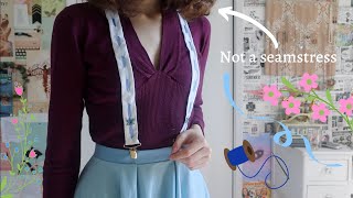 How I Made Some Vintage-y Suspenders | Hand sewing screenshot 5