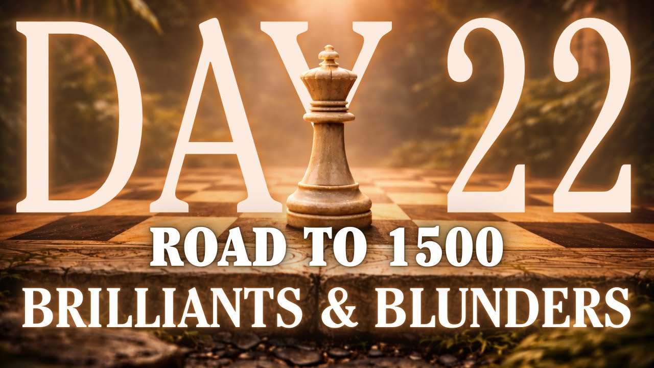 Three Minute Blitz Chess Comeback | Road to 1500 | Brilliants & Blunders