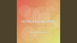 rambut kayak singa