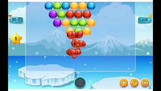 Bubble Shooter Winter Pack | Walkthrough CrazyGames online screenshot 5