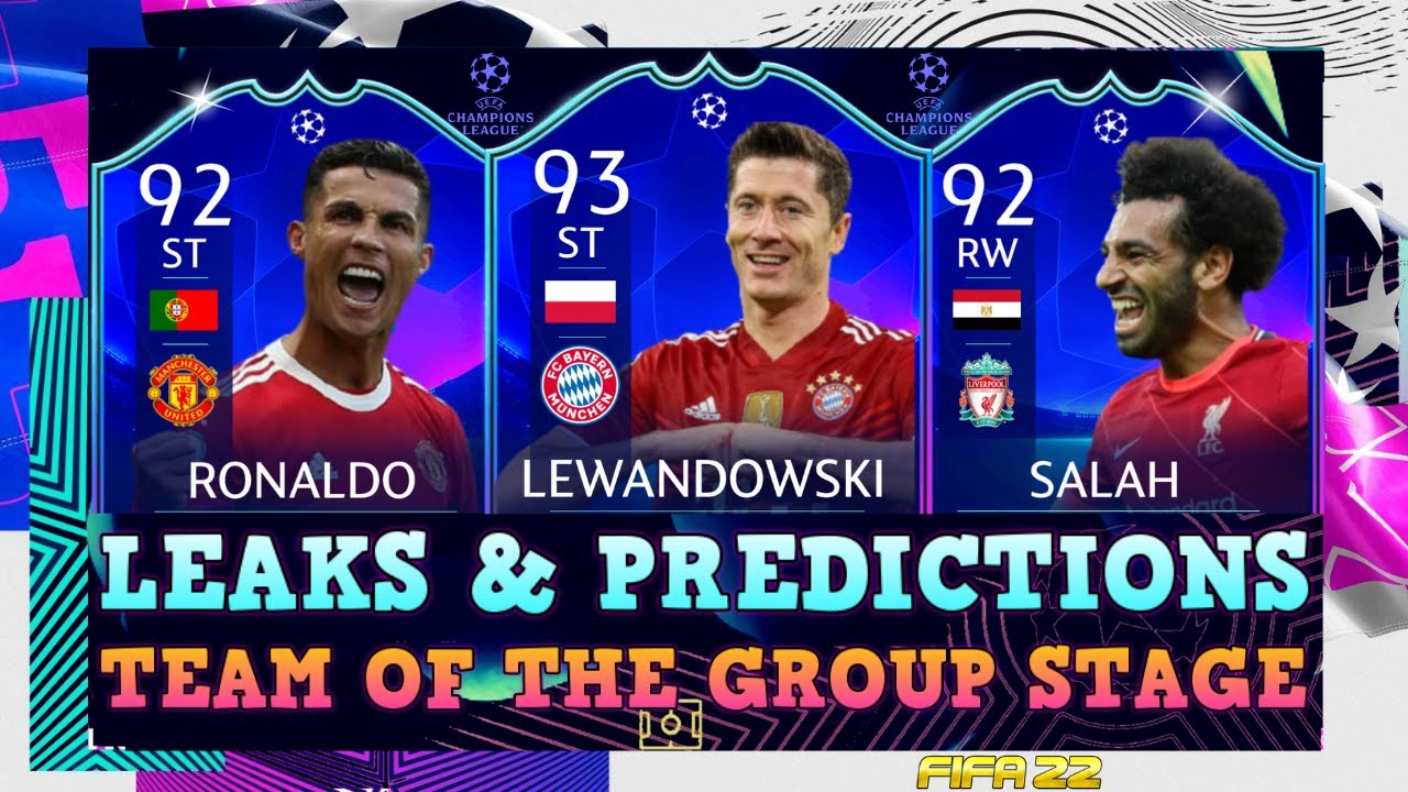 FIFA 22 | TEAM OF THE GROUP STAGE LEAKS + PREDICTIONS! 🔥⚽ft. Lewandowski, Ronaldo, Salah.. 