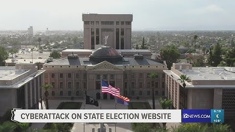 Cyberattack on state election website