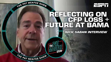 Nick Saban reflects on CFP loss + talks future at Alabama | The Pat McAfee Show