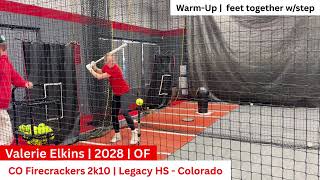 Valerie Elkins | 2028 OF | Winter Hitting Session