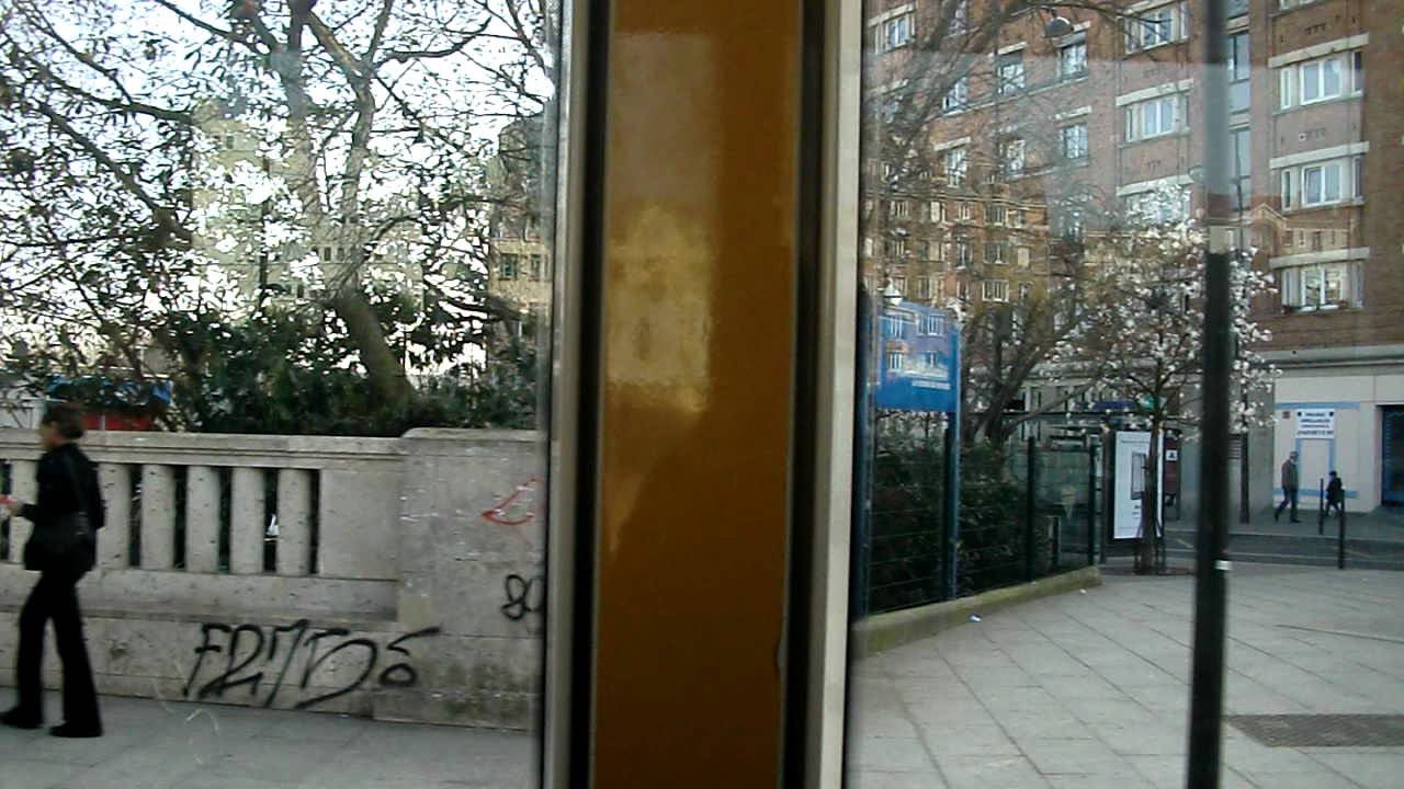 trajet du  T3  JUSQUE   A  LA STATION  MONTSOURIS