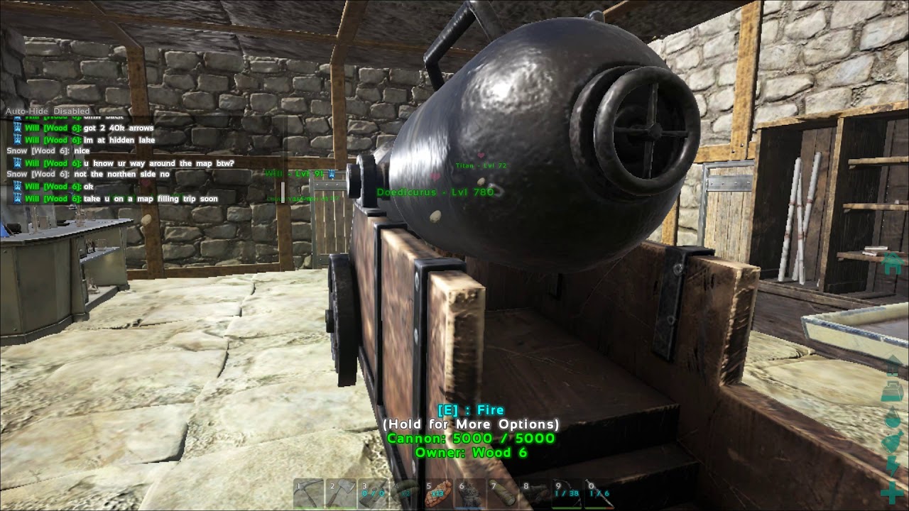 Ark Survival - Cannon Prank