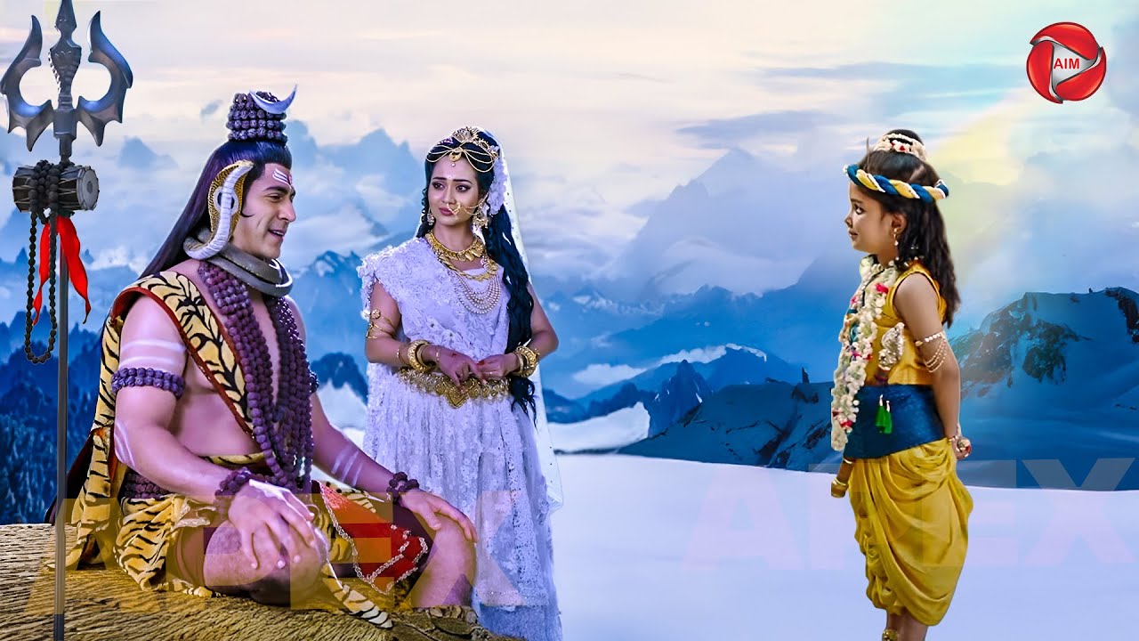 जब बाल कृष्ण जी पहुँचे कैलाश पर्वत पर | Yashomati Maiyaa Ke Nandlala | Shree Krishna Leela