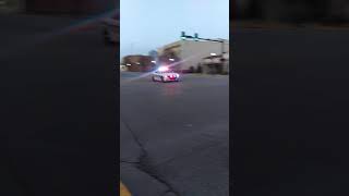 Henderson police department heading to a call