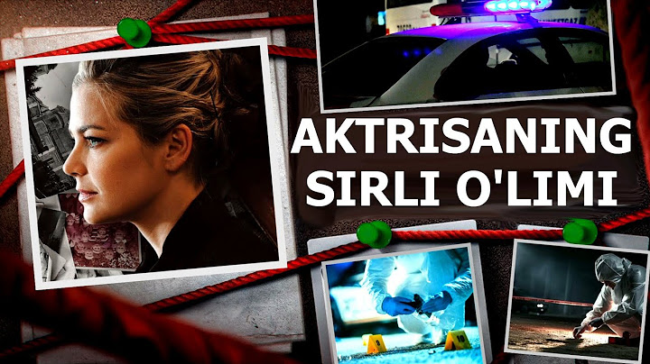 AKTRISANING SHOV-SHUVLI O'LIMI | SIRLAR FOSH BO'LMOQDA