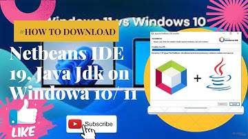 How to Download and  Install the NetBeans IDE and Java JDK on Windows 10 / 11